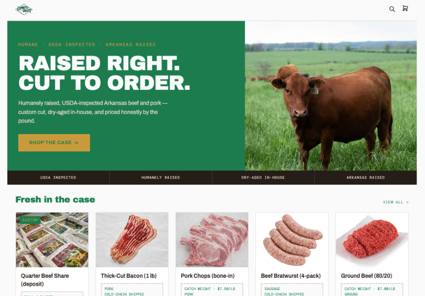 Grazr online storefront
